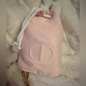 Dior cosmetic pouch converted into crossbody